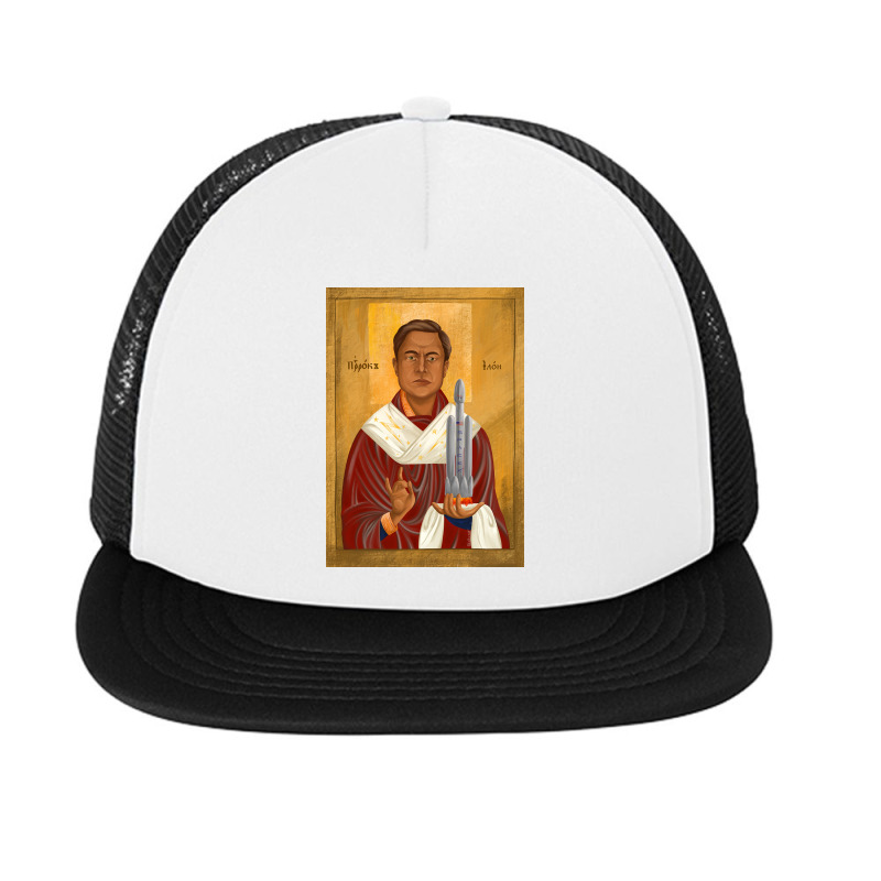 Holy Prophet Elon Musk Foam Snapback hat by trokeryth | Artistshot