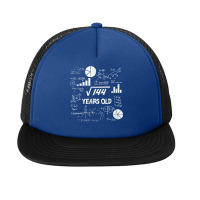 Birthday Square Root Math Problem Fun Calculation 12th T Shirt Foam Snapback Hat | Artistshot