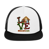 Educator Love Jesus Merry Christmas Xmas Christian Noel T Shirt Foam Snapback Hat | Artistshot