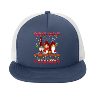 Hanging With My Literature Teacher Gnomes Ugly Xmas Matching Premium T Foam Snapback Hat | Artistshot