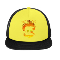 Bear Polar Bear Silhouette Pumpkin Halloween Costume 402 Polar Panda Foam Snapback Hat | Artistshot