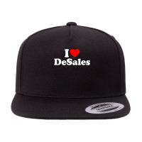 Desales Love Heart College University Alumni T Shirt 5 Panel Snapback Cap | Artistshot