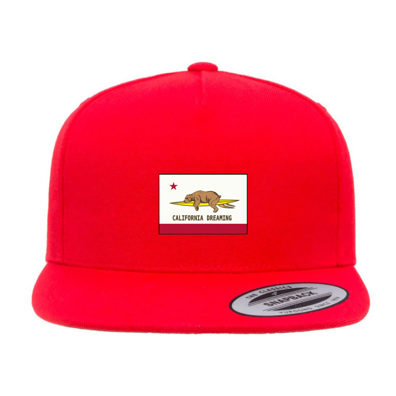 California Dreaming 5 Panel Snapback Cap | Artistshot