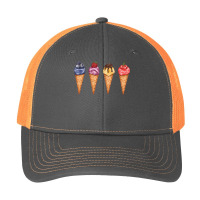 Assorted Ice Cream Cones T  Shirt Assorted Ice Cream Cones Set   Blueb Pa Trucker Cap | Artistshot