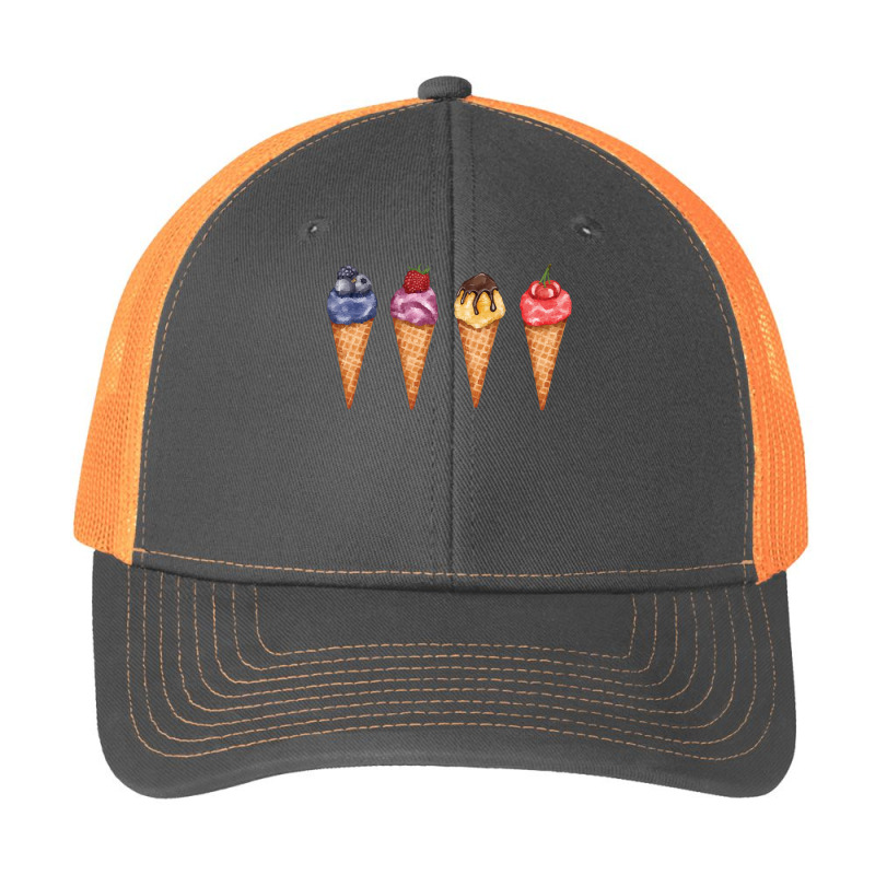 Assorted Ice Cream Cones T  Shirt Assorted Ice Cream Cones Set   Blueb Pa Trucker Cap by thymeartiste | Artistshot