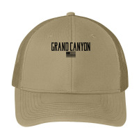 Grand Canyon Us Flag Text Olive Green With Black Print T Shirt Pa Trucker Cap | Artistshot