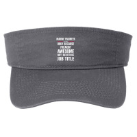 Gift For Freakin' Awesome Marine Engineer Fashion Visor | Artistshot