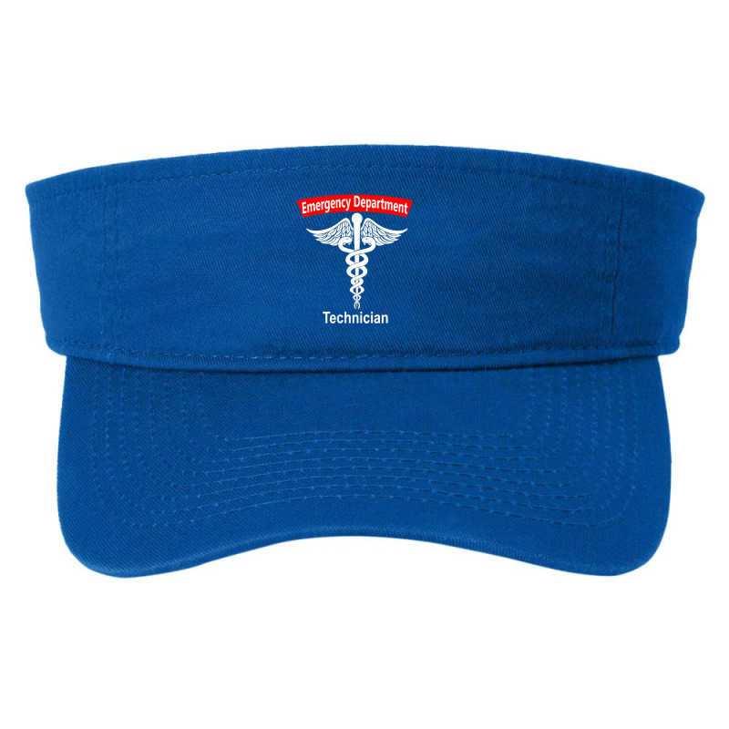 Emergency Department Technician Ed Tech Medical Caduceus Er T Shirt Fashion Visor | Artistshot