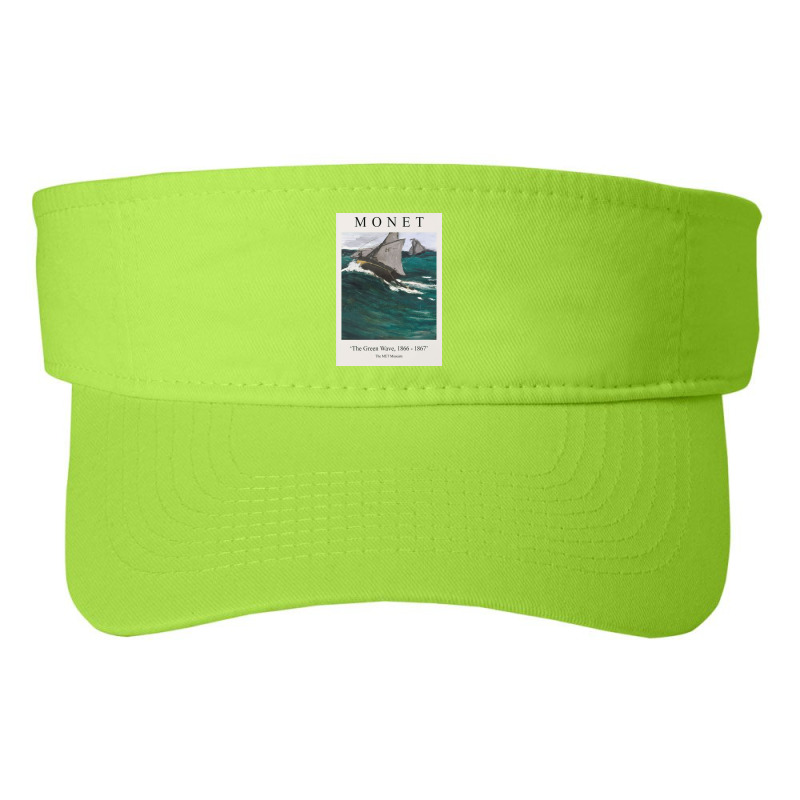 Claude Monet Wave 1866 - 1867 Fashion Visor | Artistshot