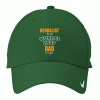 Herbalist By Day Worlds Best Dad By Night Fathers Day Gift Nike Dri-fit Cap | Artistshot