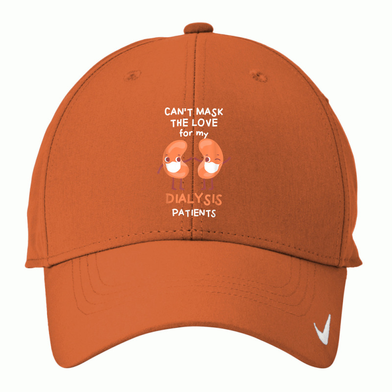 Dialysis Nurse Can't Mask The Love Kidney Nursing Nephrology T Shirt Nike Dri-fit Cap | Artistshot