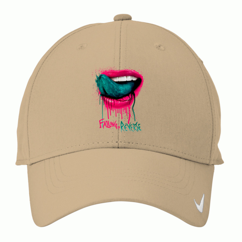 Falling In Reverse   Official Merchandise   Lips Pullover Hoodie Nike Dri-FIT Cap by adam.troare | Artistshot