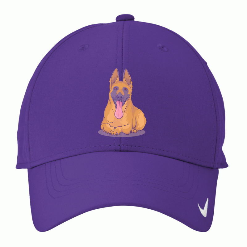 Belgian Shepherd Malinois T Shirtbelgian Malinois Shepherd Dog Gift Id Nike Dri-FIT Cap by ayla73559 | Artistshot