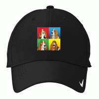 Basset Hound Dog Faces Happy Mother Father Mommy Daddy T Shirt Nike Dri-fit Cap | Artistshot