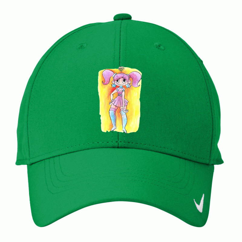 Watercolor Girl With Pig Tails Nike Dri-fit Cap | Artistshot