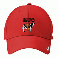 Funny Dairy Cow Gas Prices Nike Dri-fit Cap | Artistshot