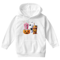 A Pink Drink Topped With A Skeletal Hand,a Unique Youth Hoodie | Artistshot