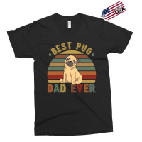 Best Pug Dad Ever Retro Vintage Father's Day Exclusive T-shirt | Artistshot