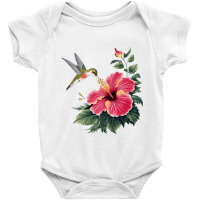 Aradiant Hibiscus Flower Baby Bodysuit | Artistshot