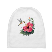 Aradiant Hibiscus Flower Baby Beanies | Artistshot