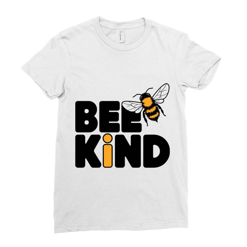 Bee Kind Ladies Fitted T-Shirt by Charity Aduset | Artistshot