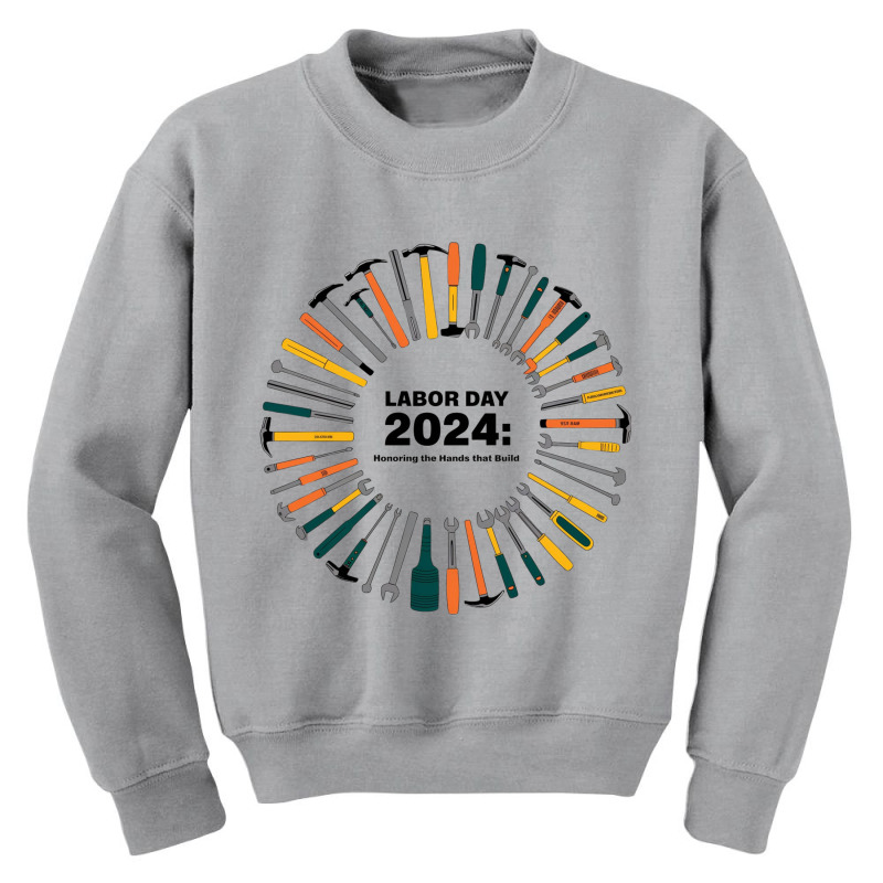 Labor Day 2024 Youth Sweatshirt by Charity Aduset | Artistshot