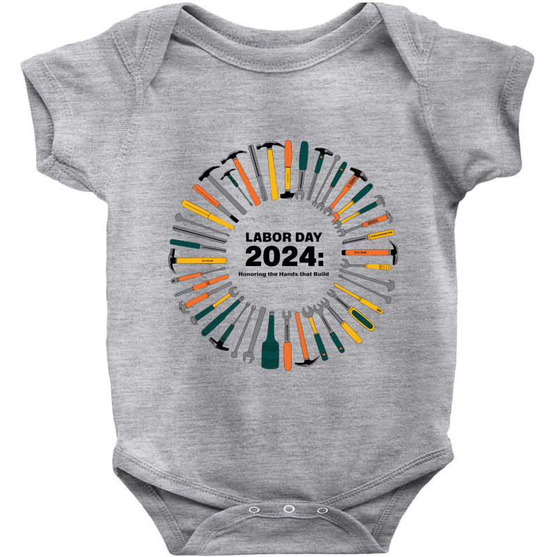 Labor Day 2024 Baby Bodysuit by Charity Aduset | Artistshot