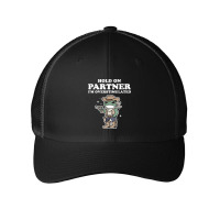 Hold On Partner I'm Overstimulated Mesh Cap | Artistshot