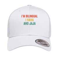 Im Bilingual I Haha And Jaja Funny Spanish Spanglish Teacher T Shirt Retro Trucker Cap | Artistshot