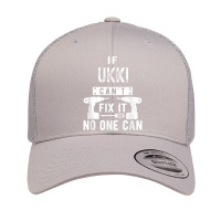 Mens If Ukki Can't Fix It No One Can Finland Finnish Grandpa T Shirt Retro Trucker Cap | Artistshot