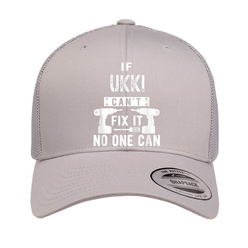 Mens If Ukki Can't Fix It No One Can Finland Finnish Grandpa T Shirt Retro Trucker Cap by nevinsledowtinwq | Artistshot