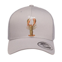 I Love Lobster Crustacean Lover T Shirt Retro Trucker Cap | Artistshot