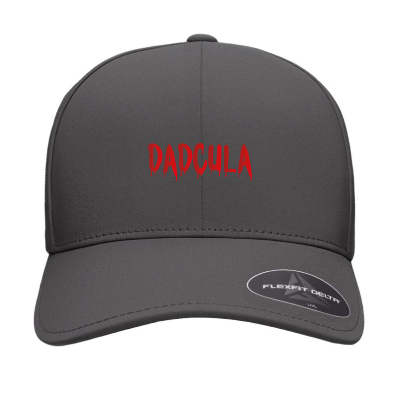 Dadcula   Dracula   Cute Funny Halloween Costume Design Essential T Sh Seamless Cap | Artistshot