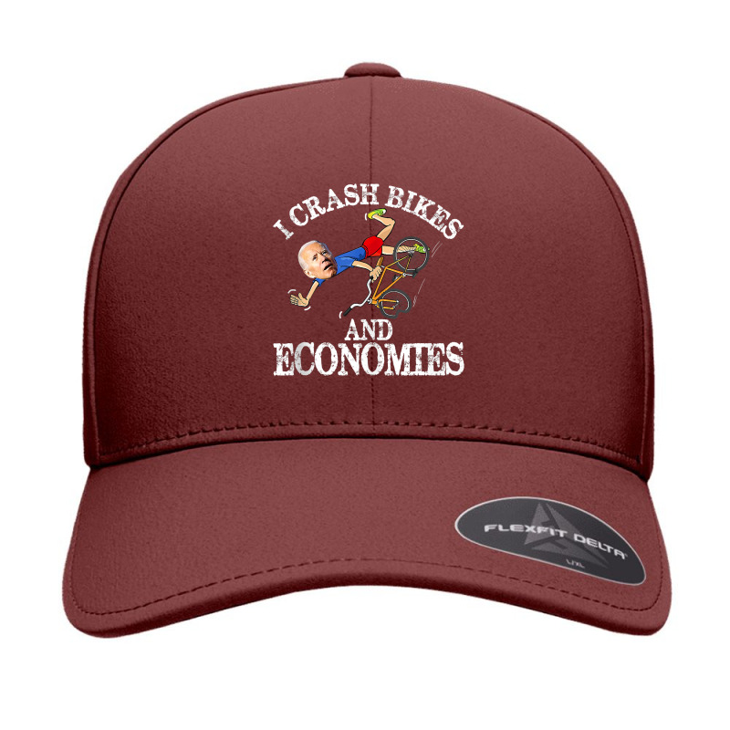 Joe Biden Falling Off Bike I Crash Bikes And Economies Tank Top Seamless Cap | Artistshot