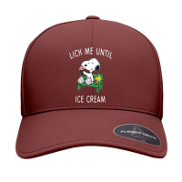 Lick Me Until Ice Cream Seamless Cap | Artistshot