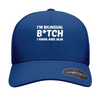 I'm Bilingual Btch I Haha And Jaja Apparel Seamless Cap | Artistshot