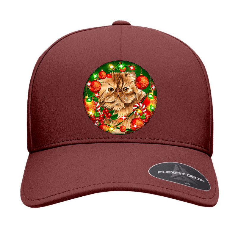 Christmas Persian Cat Seamless Cap | Artistshot