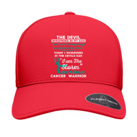 I Am The Storm Ovarian Cancer Warrior Seamless Cap | Artistshot