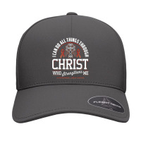 I Can Do All Things Through Christ Hypopharyngeal Cancer Seamless Cap | Artistshot