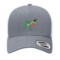 Boys Valentines Day  Kids Trex Dinosaur I Steal Hearts Yupoong Trucker Cap | Artistshot