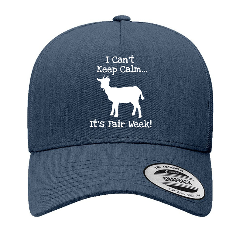 State And County Fair Show Goat Farm Animal Showing T Shirt Yupoong Trucker Cap by DarleneLee89 | Artistshot