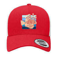 Lion Ocean Fish Retro For Men Women Kids Yupoong Trucker Cap | Artistshot