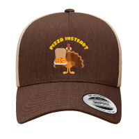 Turkey Lets Have Pizza Instead Funny Thanksgiving Gift T Shirt Yupoong Trucker Cap | Artistshot