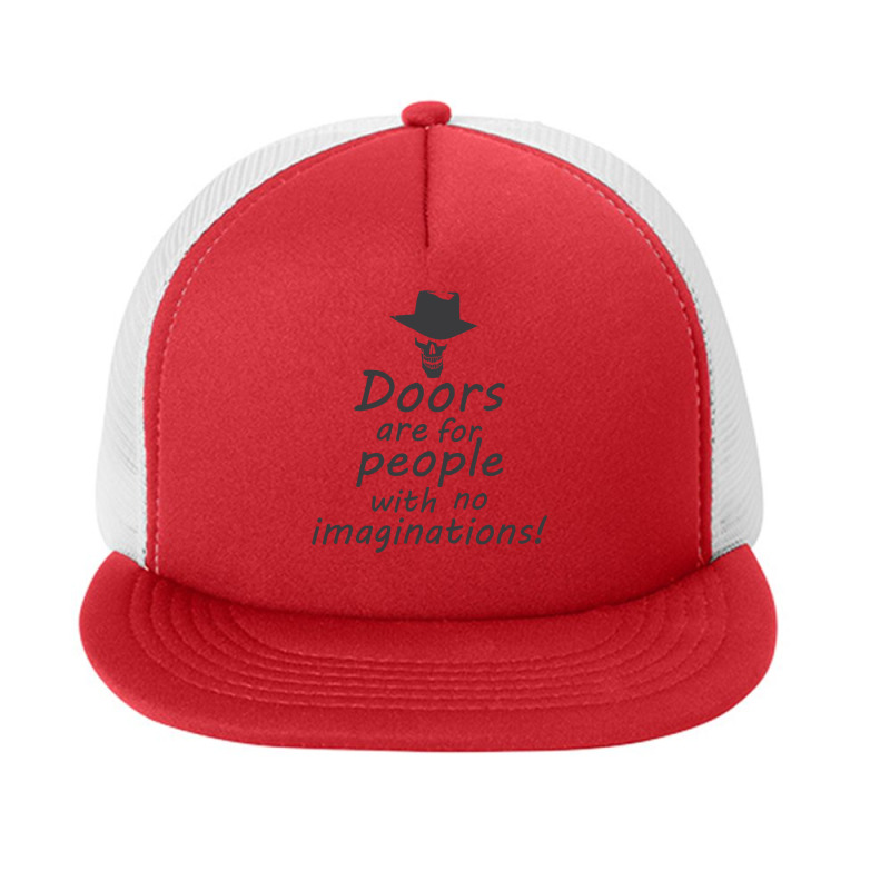 Doors Are For People Women My Favorite Foam Snapback hat by ArtistConner | Artistshot