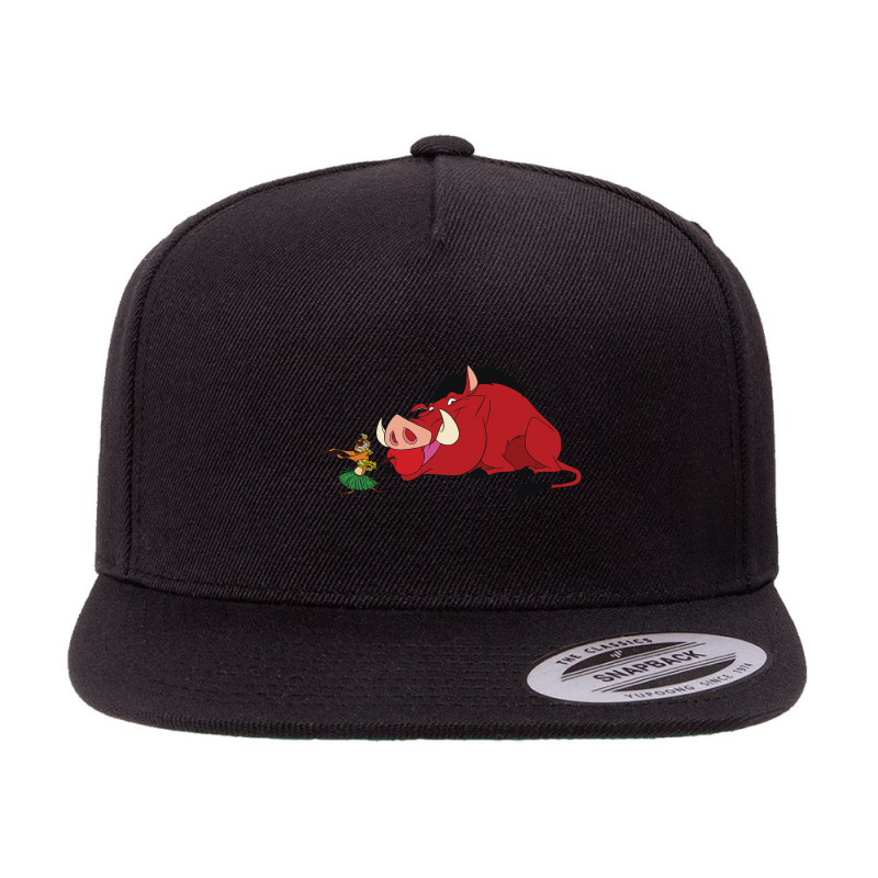 The Lion King 5 panel snapback cap by nanadesi | Artistshot