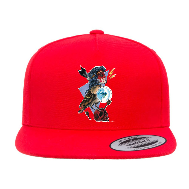 Native Birdy Rising 5 Panel Snapback Cap | Artistshot