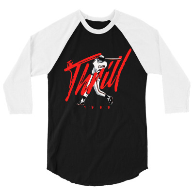 The Thrill 1989 Will Clark 3/4 Sleeve Shirt Designed By Tht