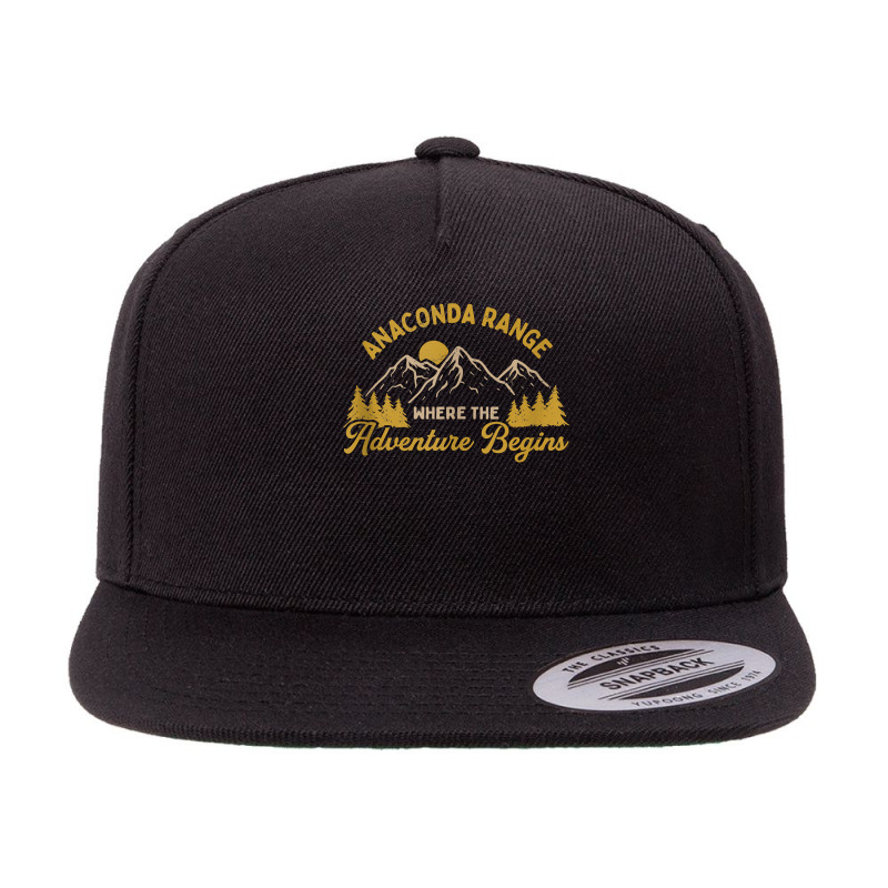 Where The Adventure Begins Anaconda Range Hiking Montana Tank Top 5 panel snapback cap by dornakgb | Artistshot