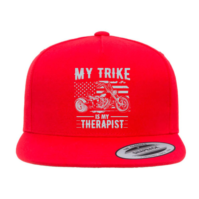 Triker Motorcycle Trikes Biker 5 panel snapback cap by moonlight2270 | Artistshot