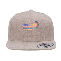 Retro Maldives Tropical Flowers 80's Style Surfing T Shirt 5 Panel Snapback Cap | Artistshot